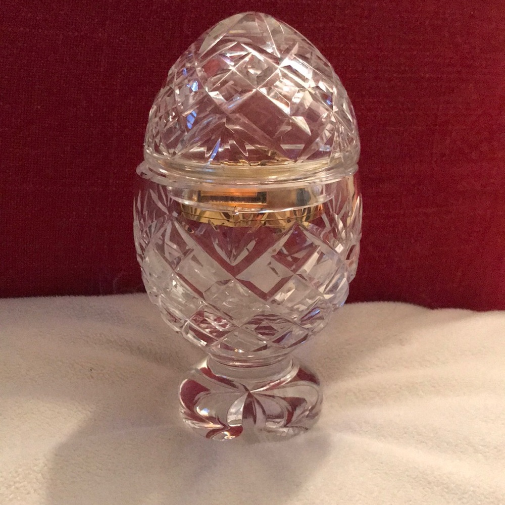 Rare Waterford Crystal Egg